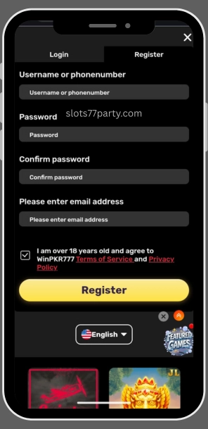 winpkr777-game-register